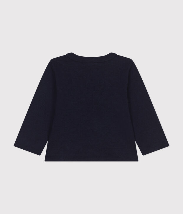 Katoenen babycardigan blauw