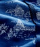Toile de Jouy Paris babypyjama van tubic blauw MEDIEVAL/wit MARSHMALLOW