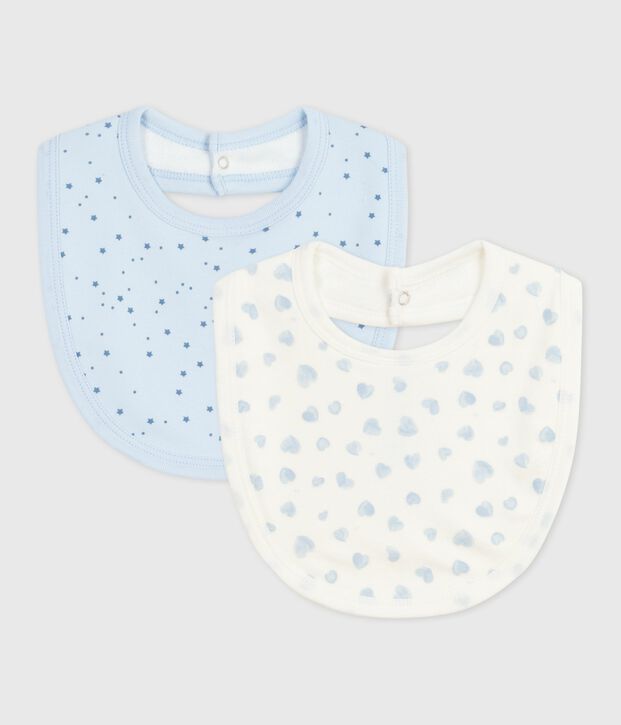 Lot de bavoirs b&eacute;b&eacute; en coton imprim&eacute; multicouleur