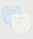 Lot de bavoirs bébé en coton imprimé