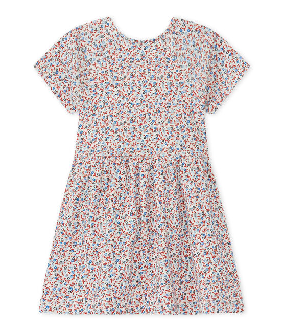 Robe bébé fille imprimée blanc MARSHMALLOW/rouge TERKUIT/ MULTICO
