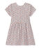Robe bébé fille imprimée blanc MARSHMALLOW/rouge TERKUIT/ MULTICO