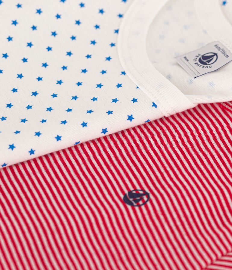 Set met 2 katoenen korte pyjama's voor kinderen multicouleur