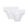 Duo de slips garçon blanc .