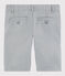Bermuda en serge enfant garçon gris CONCRETE