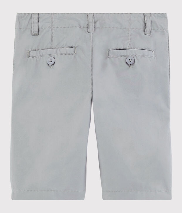 Bermuda van twill voor jongens grijs