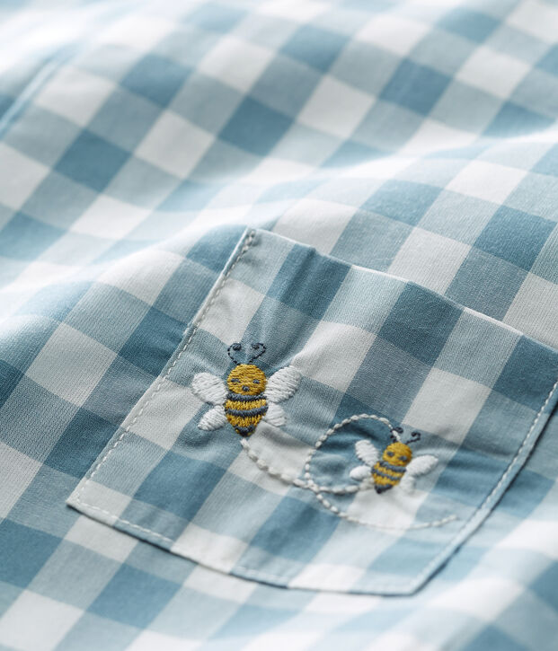 Combicourt b&eacute;b&eacute; gar&ccedil;on bleu/blanc