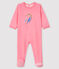 Dors-bien rose bébé fille en velours rose GRETEL