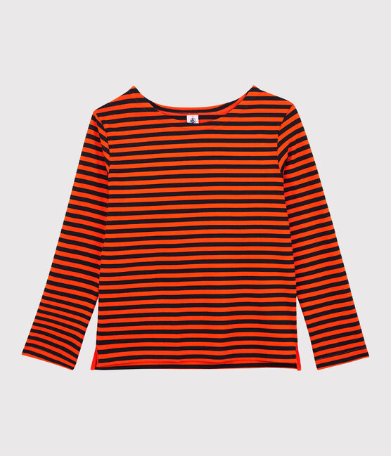 Marinière Dames t-shirt van katoen blauw SMOKING/ CAROTTE