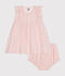 Robe manches courtes et bloomer en gaze de coton bébé AVALANCHE/ PANTY