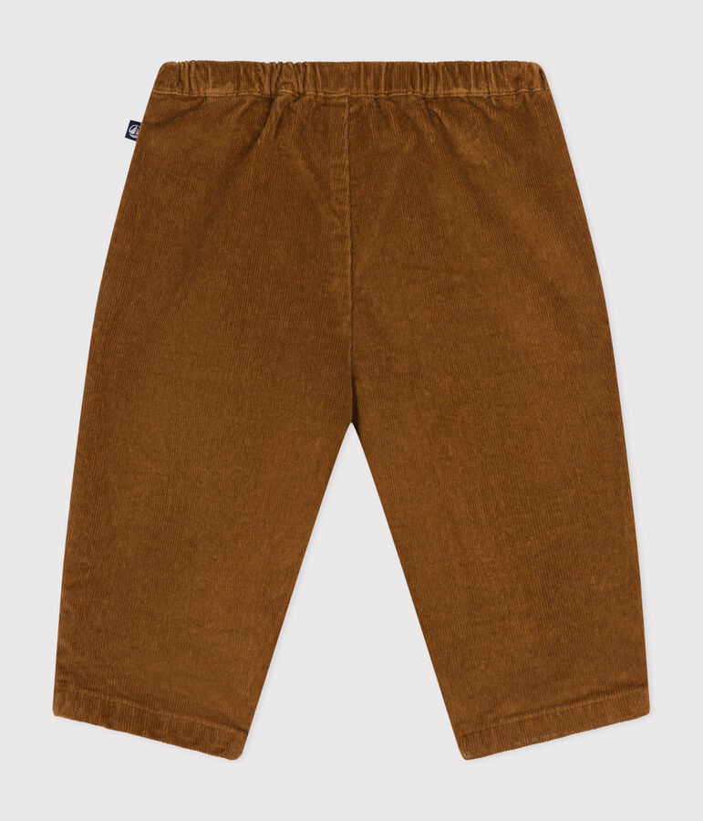 Pantalon en velours b&eacute;b&eacute; marron