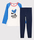 Pyjama motif poulette petit gaçon en coton biologique