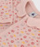 Katoenen babypyjama met bloemenprint roze SALINE/wit MULTICO