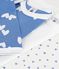 Lot de bodies manches longues en coton imprim&eacute; c&oelig;urs b&eacute;b&eacute; multicouleur