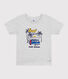 Katoenen T-shirt met korte mouwen en print voor kinderen