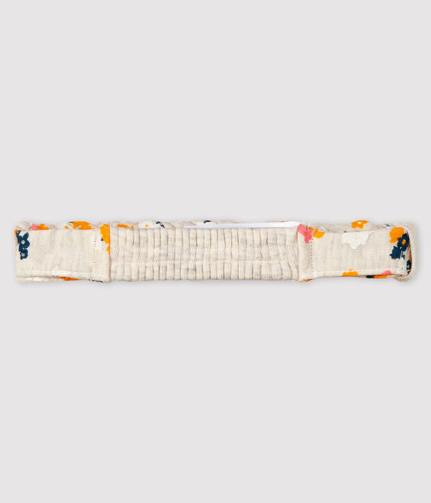 Haarband voor baby meisje beige/multicouleur
