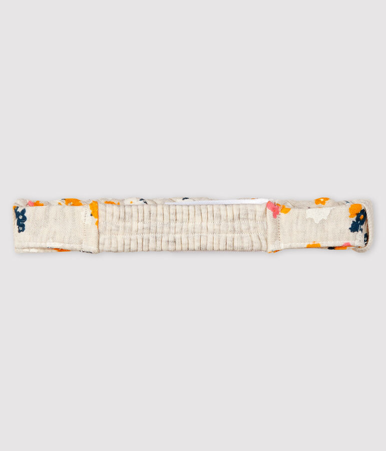 Haarband voor baby meisje beige/multicouleur