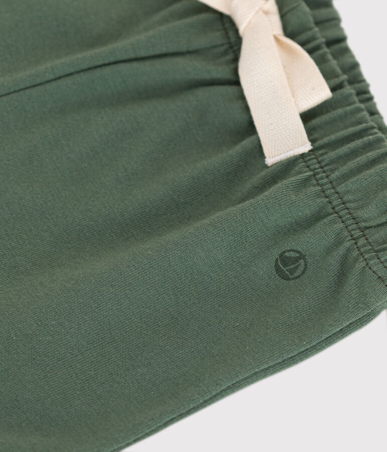 Babyshort van lichte jersey groen