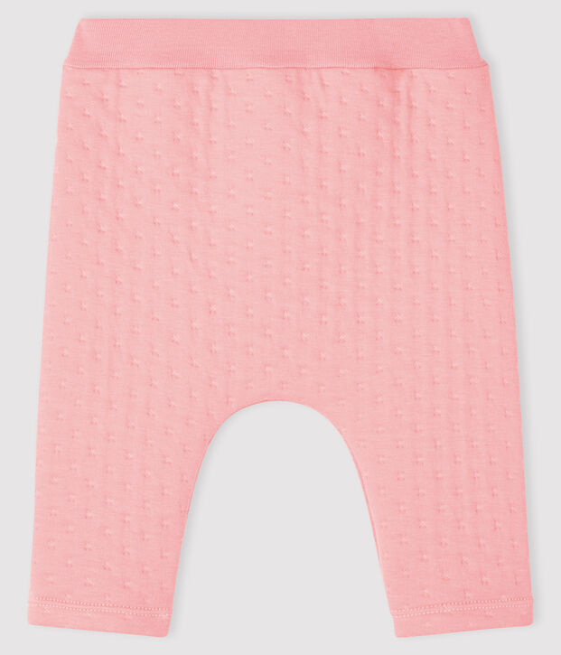 Cale&ccedil;on b&eacute;b&eacute; en tubique matelass&eacute; rose