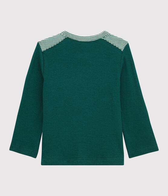 Katoenen T-shirt baby. groen PINEDE