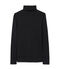 Sous-pull femme en coton léger noir NOIR
