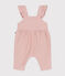 Fluwelen babysalopette roze SALINE