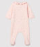 Dors-bien rose à cœurs bébé fille en tubique rose FLEUR/blanc MULTICO