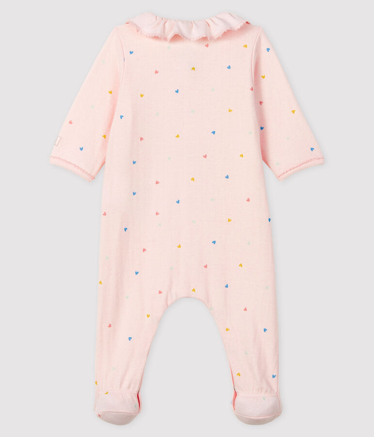 Roze tubic babypakje met hartjes voor baby meisje roze/multicouleur