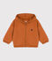 Sweatshirt à capuche bébé marron ECUREUIL
