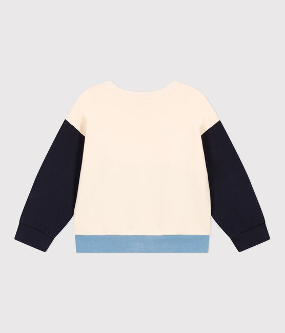 Sweatshirt en molleton enfant garçon blanc AVALANCHE/ MULTICO