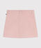 Fluwelen meisjesrok roze SALINE