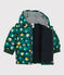 Gewatteerde babybodywarmer. groen PINEDE/wit MULTICO