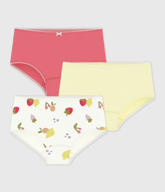 Lot de shorties enfant en coton imprimé fruits variante 1