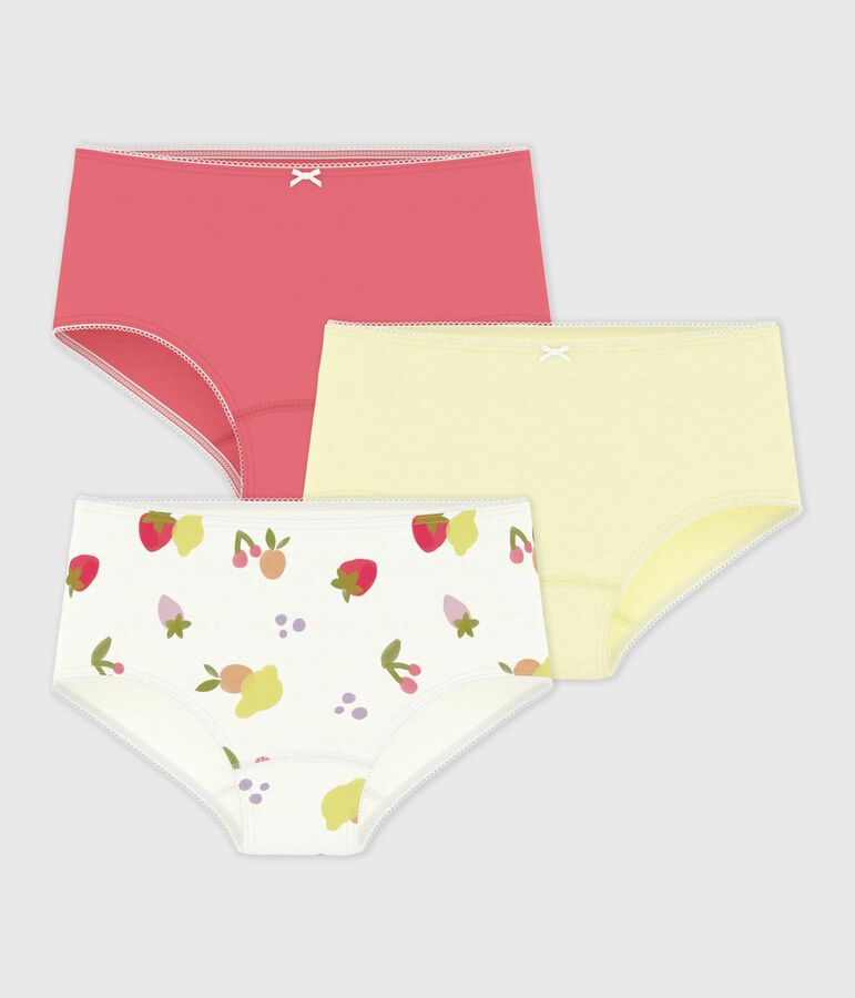 Setje met shorty's met vruchtenprint voor kinderen multicouleur
