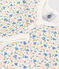 Pyjama met bloemenprint in tubic wit MARSHMALLOW/wit MULTICO