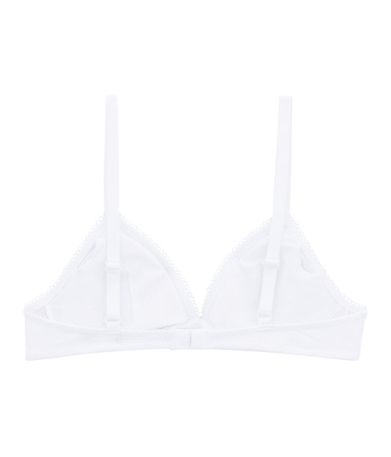 Soutien-gorge padd&eacute; fille blanc