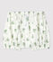 Culotte bloomer en gaze de coton bio bébé blanc MARSHMALLOW/blanc MULTICO