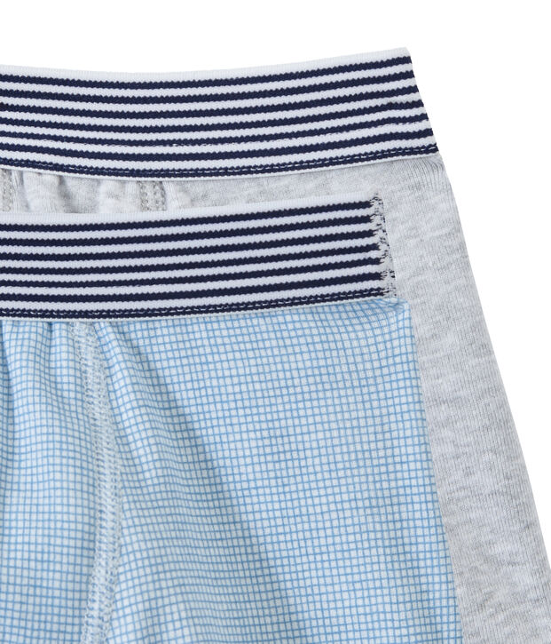 Set van 2 jongensboxershorts wit