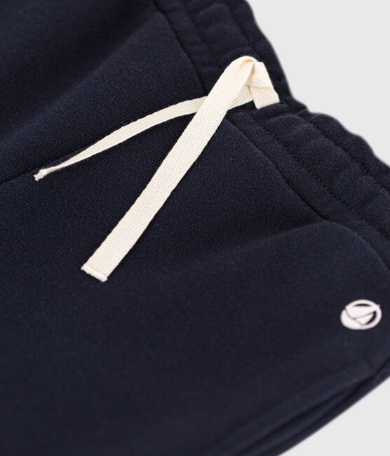 Fleece joggingbroek voor meisjes blauw SMOKING