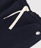 Fleece joggingbroek voor meisjes blauw SMOKING