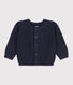 Cardigan bébé en tricot de coton
