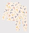 Katoenen kinderpyjama met print wit AVALANCHE/ MULTICO