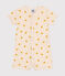 Korte playsuit met koala's van katoen voor baby's wit AVALANCHE/ MULTICO