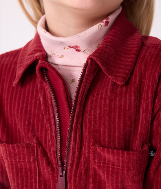 Sous-pull enfant en coton imprimé rose JOLI/blanc MULTICO