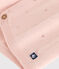 Gebreide babycardigan van ajourkatoen roze SALINE