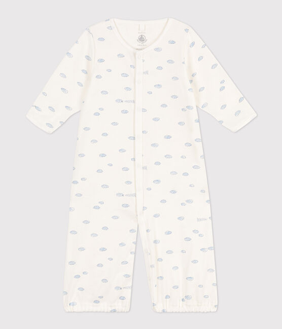 Katoenen combipakje met print wit MARSHMALLOW/ EDNA