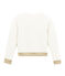 Meisjessweater wit MARSHMALLOW/geel DORE