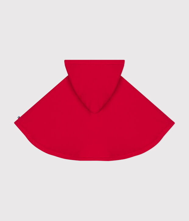 Cape in katoen voor baby's rood