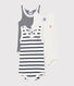 Set van 3 uniseks mouwloze body's