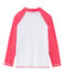 Tee shirt anti-UV UPF 50+ enfant fille et garçon blanc MARSHMALLOW/rose CUPCAKE